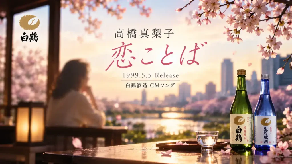 Cherry blossoms, Hakutsuru sake, and a nostalgic sunset inspired by Koi Kotoba